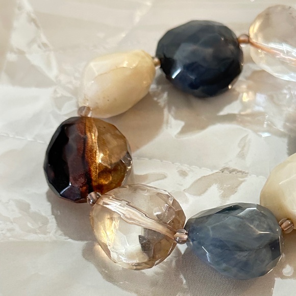 8 GemStones, Chunky stretchy bracelet. 4 different stones, 2 of each kind - Picture 14 of 14